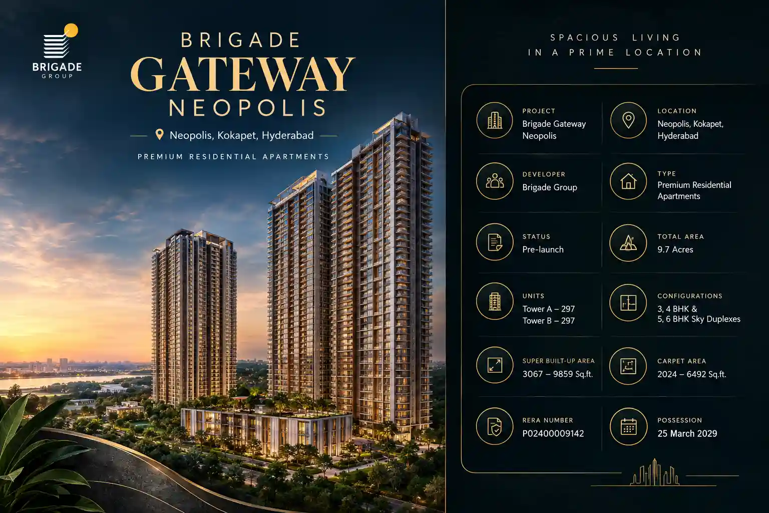 Brigade Gateway Neopolis Hyderabad Premium High-Rise