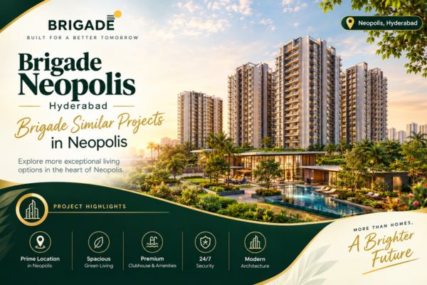 Brigade Neopolis and similar projects in Neopolis Kokapet