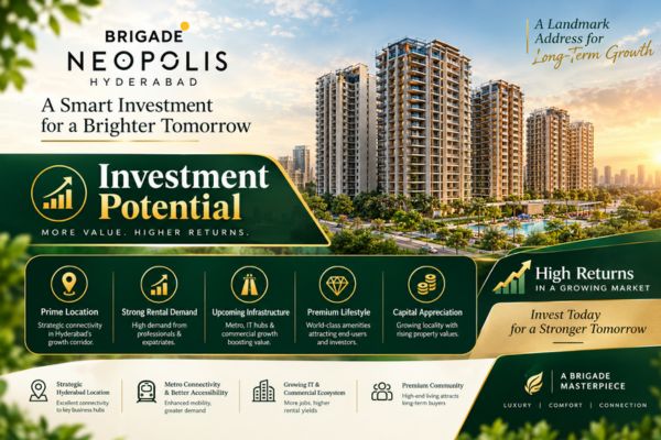 Investment potential of Brigade Neopolis in Kokapet