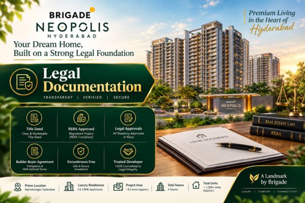 Legal documentation guide for Brigade Neopolis in Kokapet