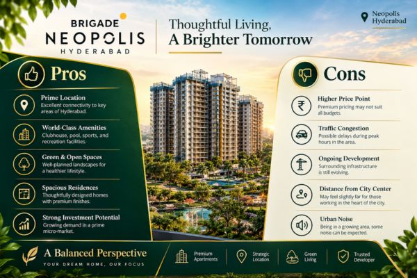Pros and cons of Brigade Neopolis in Kokapet
