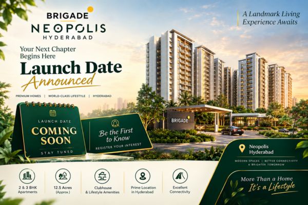 Brigade Neopolis Hyderabad launch date and booking details