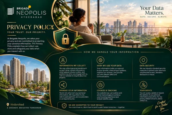 Brigade Neopolis Hyderabad privacy policy page