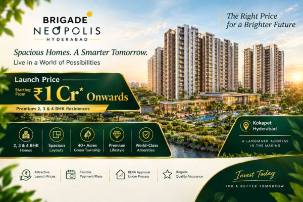 Brigade Neopolis Hyderabad launch price and early buyer offers