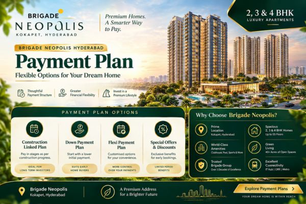 Brigade Neopolis Hyderabad payment plan details