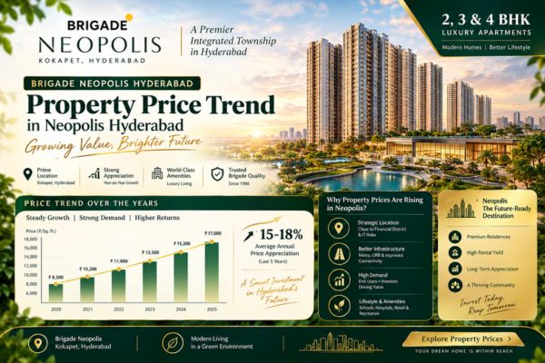 Property price trend in Neopolis Hyderabad