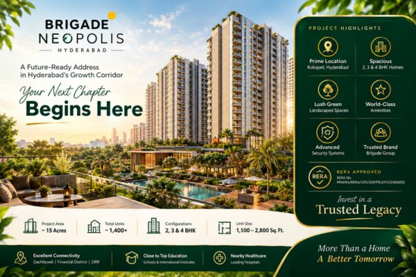 Brigade Neopolis Hyderabad RERA registration details